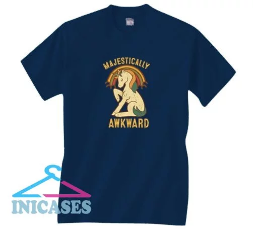 Unicorn Majestically awkward vintage T shirt