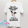 Born To Raise Cows Forced To Go To School T Shirt