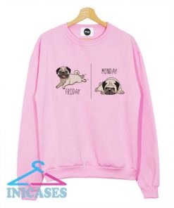 Cute Pug Sweatshirt Men And Women