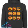 Halloween Pumpkin Emoji Hoodie pullover