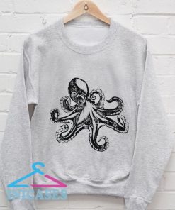 Tattooed Octopus Sweatshirt Men And Women
