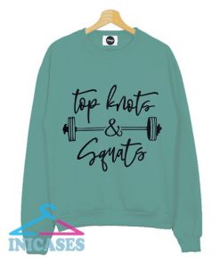 Top Knots And Squats Sweatshirt Men And Women