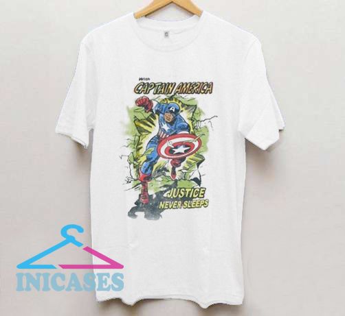 Captain America Marvel Comics T Shirt