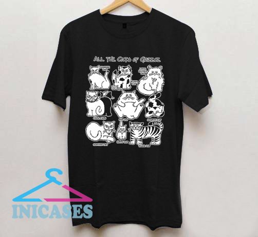 Cats Of Greece T Shirt Cats Of Greece T Shirt