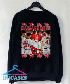 Damage Done 2018 Boston Red Sox Sweatshirt Men And Women