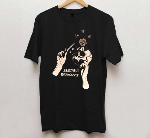 Death and Milk Beautiful Thoughts T Shirt Death and Milk Beautiful Thoughts T Shirt