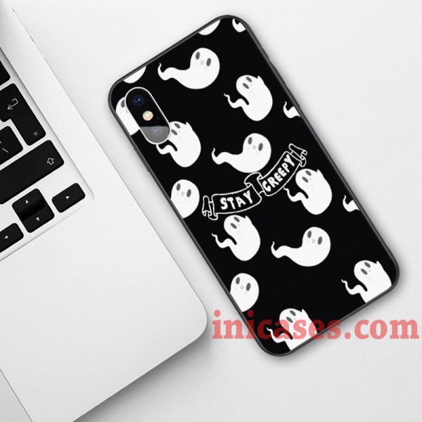 Halloween Stay Creepy Phone Case For iPhone XS Max XR X 10 8 7 6 Samsung Note