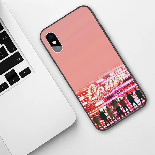 Love BTS Phone Case For iPhone XS Max XR X 10 8 7 6 Samsung Note