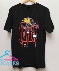 Rare Black full spell out Gambit T Shirt
