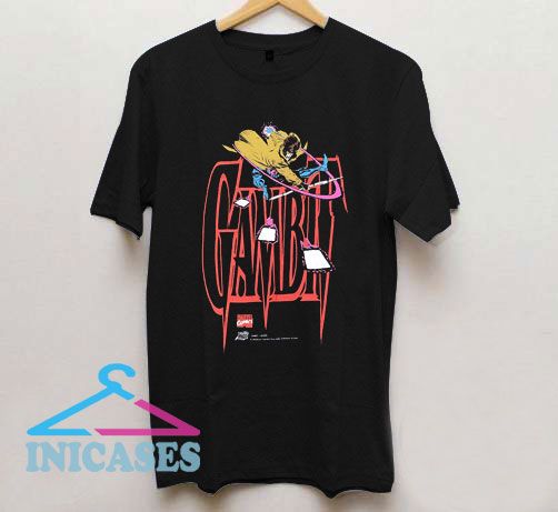 Rare Black full spell out Gambit T Shirt Rare Black full spell out Gambit T Shirt