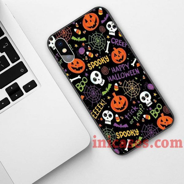 Spooky Halloween Phone Case For iPhone XS Max XR X 10 8 7 6 Samsung Note