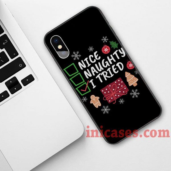 Christmas Naughty Lovers Phone Case For iPhone XS Max XR X 10 8 7 6 Samsung Note