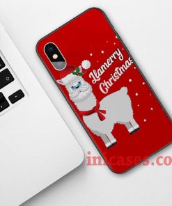 Merry Christmas Llama Alpaca Phone Case For iPhone XS Max XR X 10 8 7 6 Samsung Note