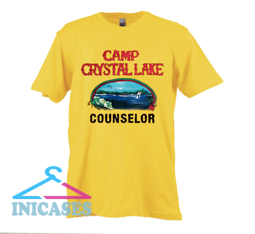 Yellow Camp Crystal Lake Counselor T Shirt