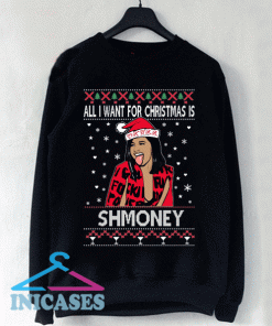 Cardi B All I Want for Christmas is Shmoney Sweatshirt Men And Women