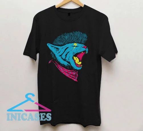 Cat Punk T Shirt