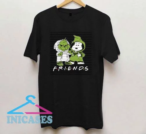 Friends Snoopy And Grinch Christmas Movies T Shirt