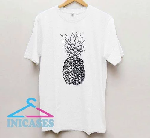 Pineapple Skull T Shirt