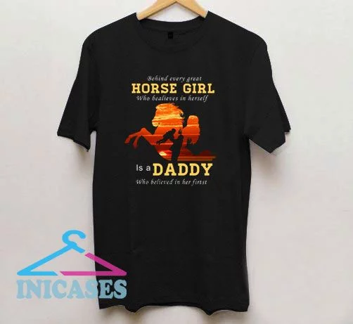 Horse Girl Daddy Gifts T Shirt