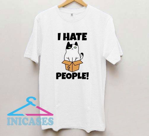 I Hate People Cat Lover T Shirt