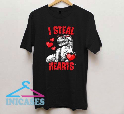 Valentines Day Dinosaur T rex Lover T Shirt