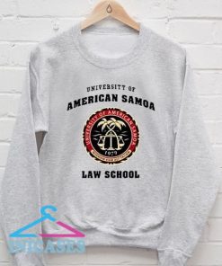 University of American Samoa Law School Sweatshirt Men And Women