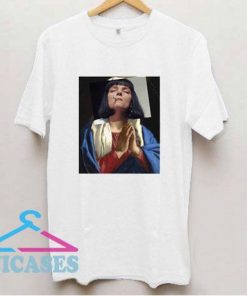 Smoking Saint Mia Pulp Fiction T Shirt