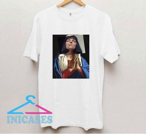 Smoking Saint Mia Pulp Fiction T Shirt