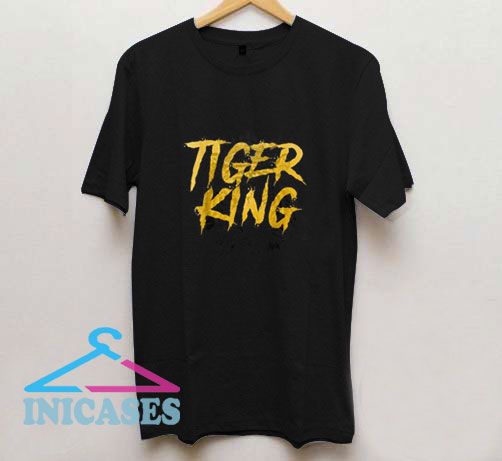 Tiger King Text Art T Shirt
