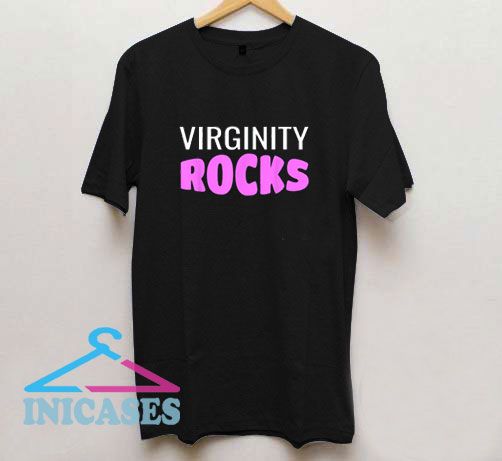 Virginity Rocks Color Purple T Shirt