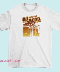 Bj And The Bear Graphic T Shirt A graphic T-shirt featuring the cartoon bear character BJ from the vintage TV show
