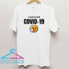 I Survived COVID 19 Emoji T Shirt