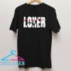 popular loner letter vintage T Shirt