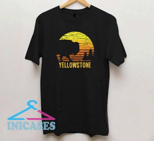 Vintage Yellowstone Retro Travel T Shirt