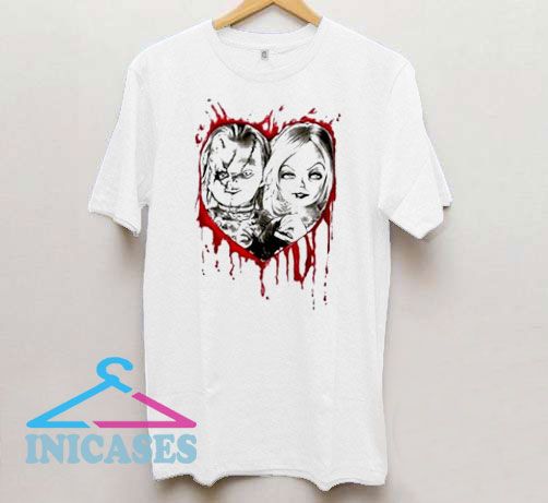 Chucky and Tiffany Valentines Day T Shirt