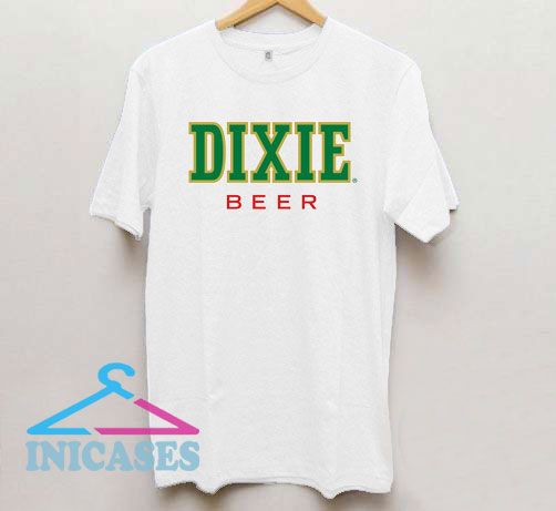 Dixie Beer Font Logo T Shirt