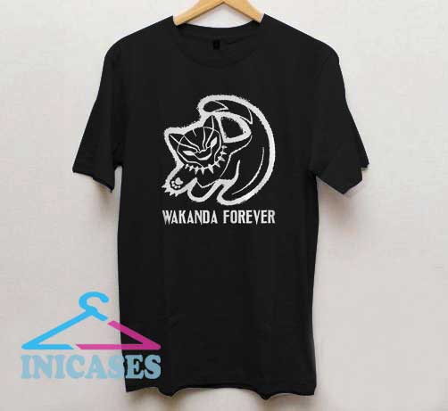 Black cat Black Panther Wakanda Forever T Shirt