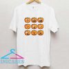 Pumpkin Emoji Halloween T Shirt