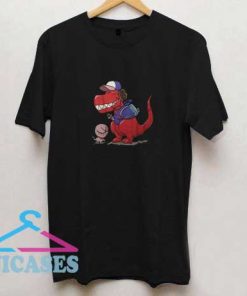 Stranger Things Dustin T-Rex T Shirt
