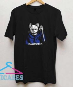 Cat Michael Myers Halloween T Shirt