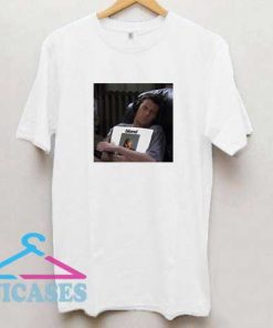 Chandler Holding Frank Ocean Album T Shirt