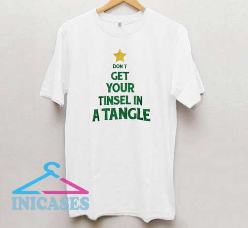 Tinsel In A Tangle Christmas T Shirt