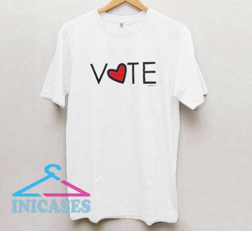 Vote Love Graphic T Shirt