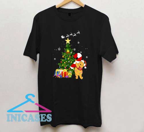 Pooh Santa Merry Christmas T Shirt