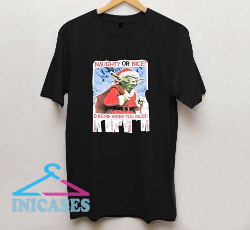 Yoda Naughty or Nice T Shirt