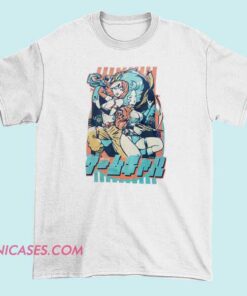 A cute, chibi-style shirt featuring the text "Game Gyaru," showcasing a playful and vibrant design inspired by Japanese pop culture and gaming aesthetics.