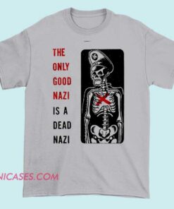 Dead Nazi Say No to Nazis New America Shirt anti-fascism activist tee with bold protest design, soft cotton fabric, and modern streetwear style for activism fashion.