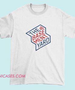 The Basement The Yard Merch Girls Night Shirt with bold graphic print, soft cotton fabric, and unisex streetwear fit designed for podcast fans and celebrity shirt lovers.