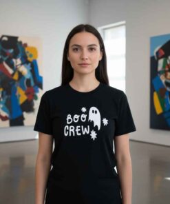Vintage Boo Crew Halloween Ghost Shirt Vintage Boo Crew Halloween ghost shirt featuring retro spooky ghost graphics, classic fall season design, cute creepy aesthetic t-shirt for Halloween parties, trick or treat outfits, and casual autumn wear