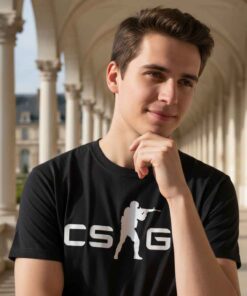 Logo Counter Strike Csgo Terrorist Shirt Counter-Strike CSGO Terrorist logo shirt featuring iconic in-game faction design, classic FPS gaming graphic tee for esports fans, casual gamer t-shirt inspired by Counter-Strike gameplay